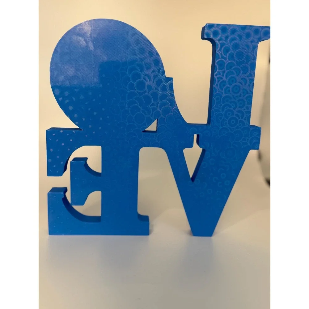 NFL Team LOVE Sign 3D Printed Football‎ Fan Decor  Custom Team Colors